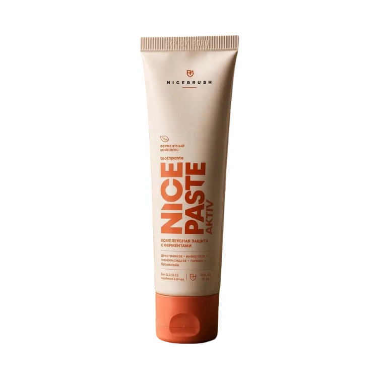 PESITRO NICEBRUSH NICEPASTE AKTIV TOOTHPASTE ЗУБНАЯ ПАСТА